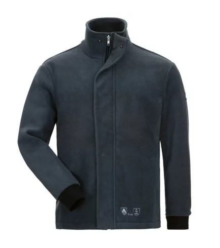 HB-Störlichbogenschutz Fleecejacke Kl.2, 7kA, MultiPro, dunkelgrau